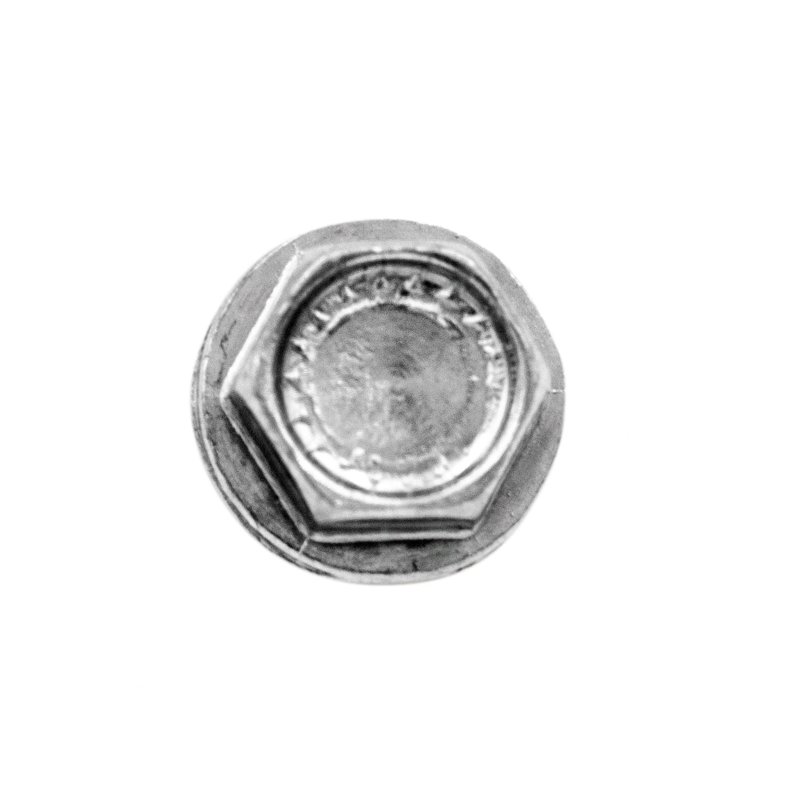 100 PK | #8 x 1/2'' Hex Washer Head TEKS Screw - Zinc - Image 3