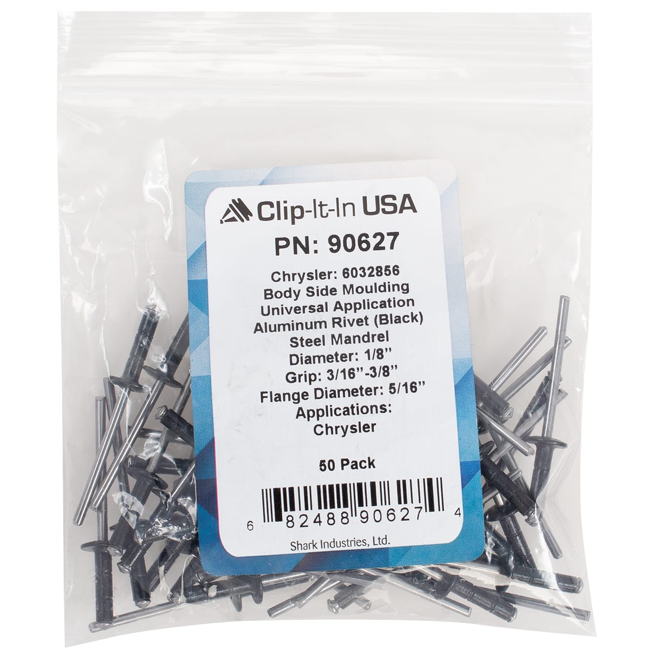 50 PK | Rivet Specialty 1/8 Dia. 3/16-3/8Grip Al/STEEL Chrysler 6032856 - Image 5