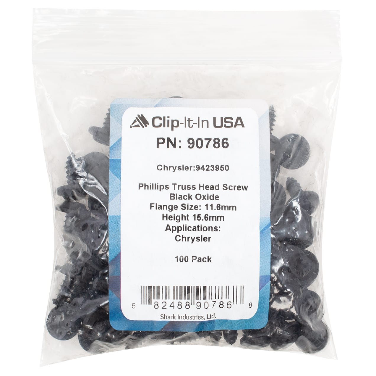 100 PK | Phillips Flat Top Washer Head Tapping Screw #10 X 1/2 in. - Image 6