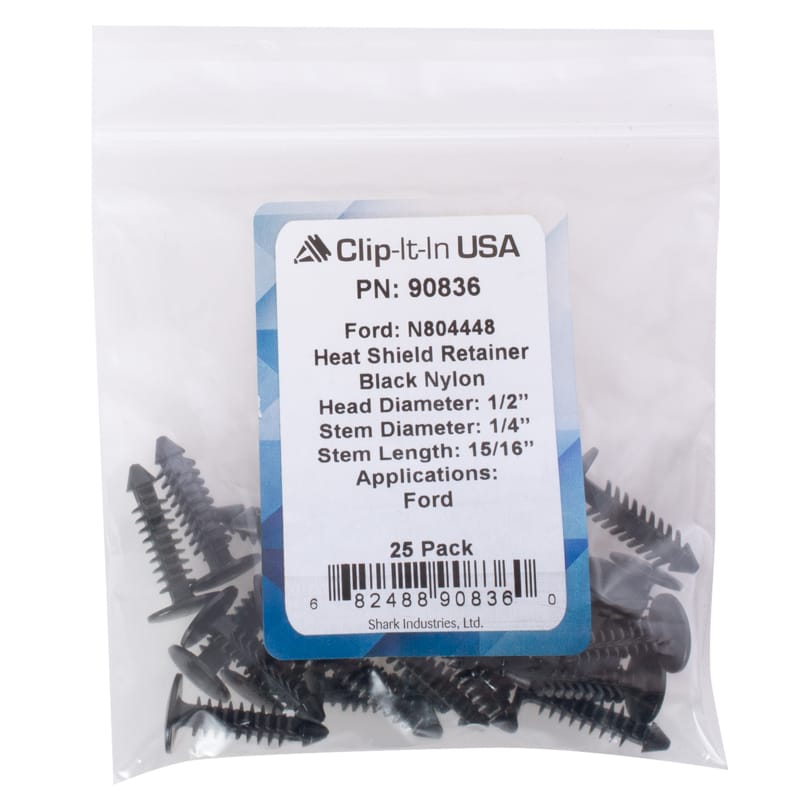 25 PK | Trim Retainer-Heat Shield - Ford N804448 - Image 5