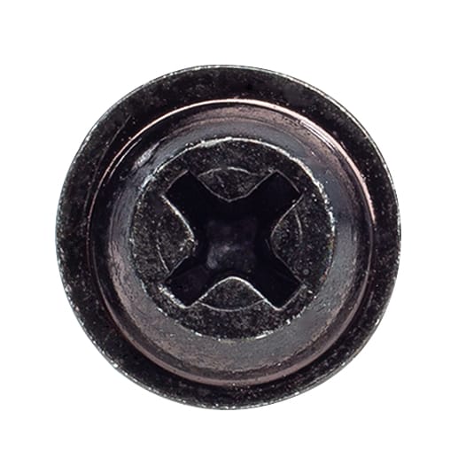 100 PK | 8 x 1/2 in. Phil Flat Top Wash Head Tap Scr. Blk - Image 4