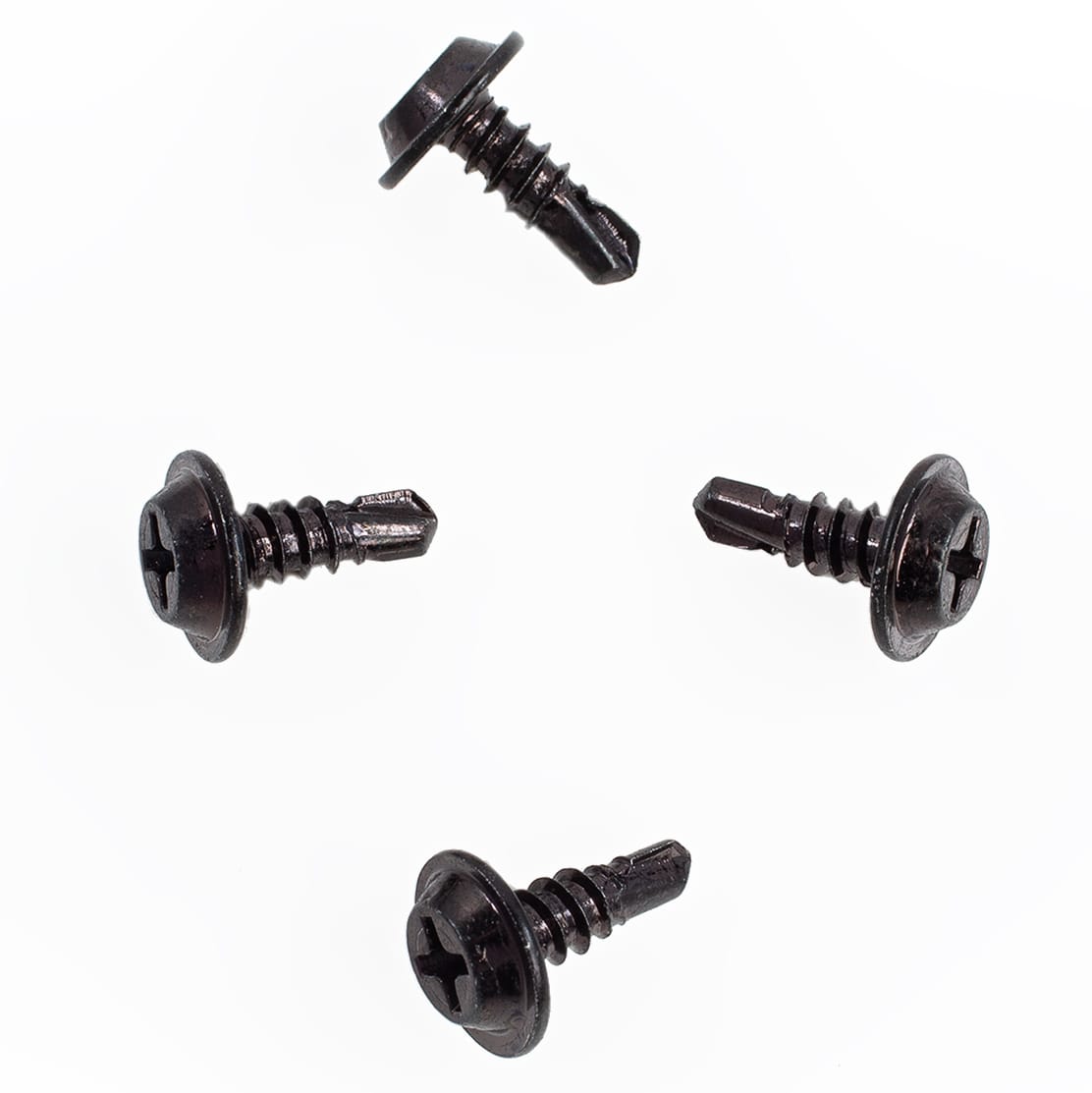 100 PK | 8 x 1/2 in. Phil Flat Top Wash Head Tap Scr. Blk - Image 5