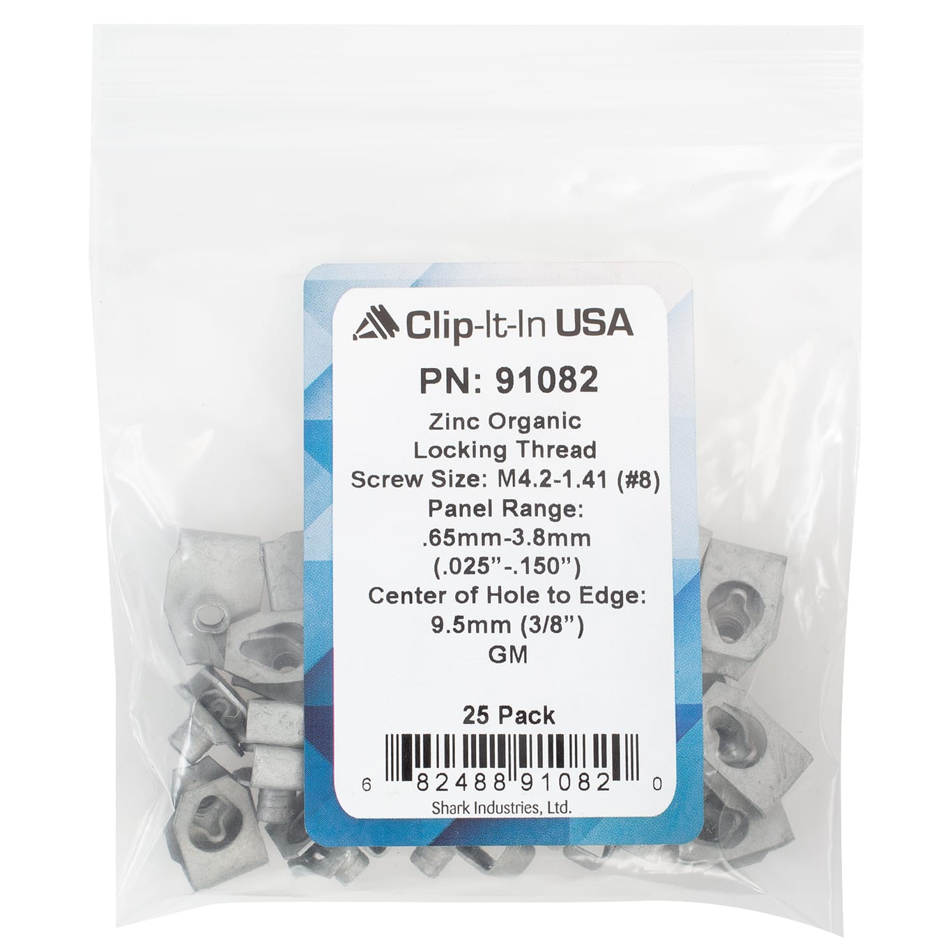 25 PK | GM Extruded U-Type Nut - Image 6