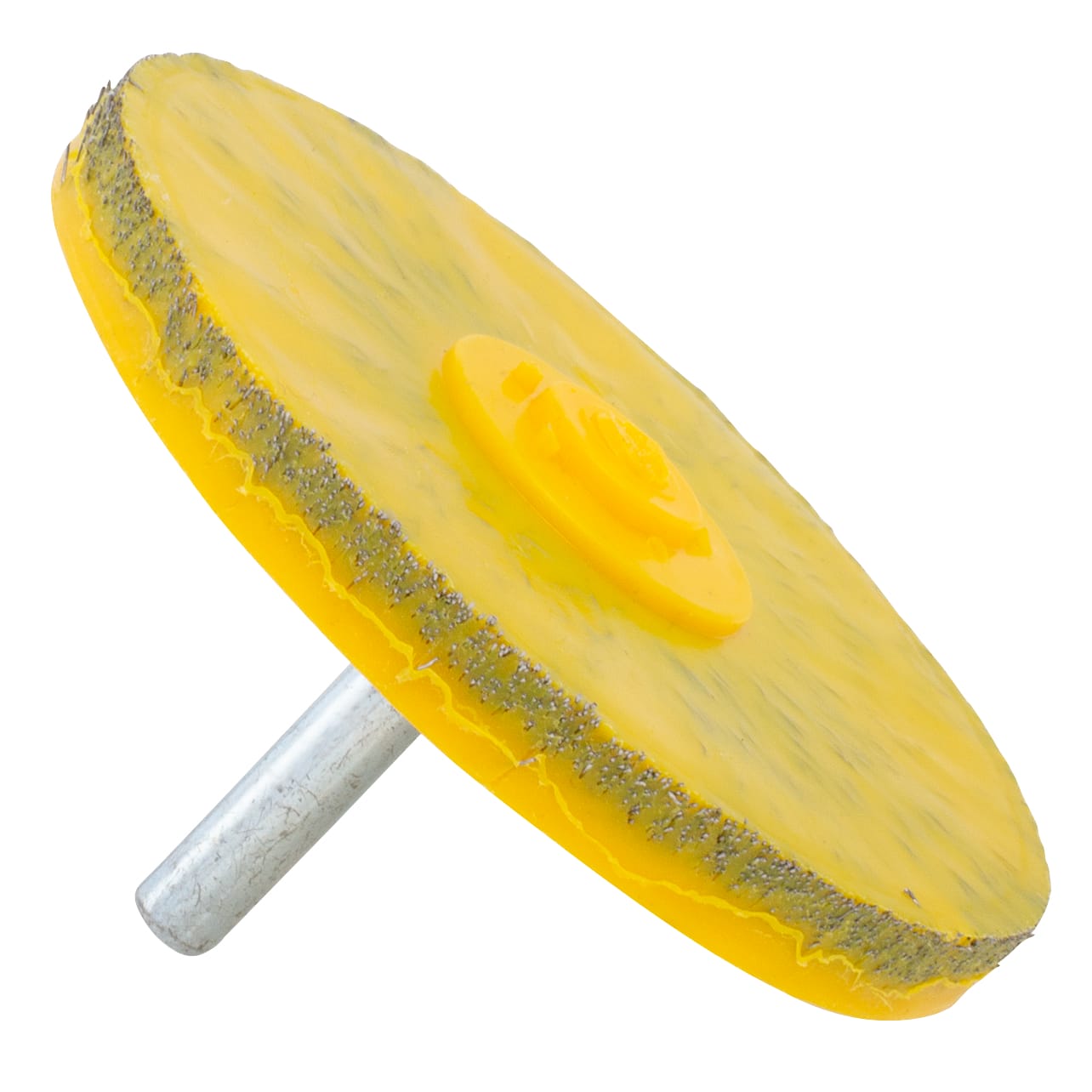 1 PK | Encapsulated Wire Wheel - 3" x 1/4" Mandrel (Round Shank) - Image 3