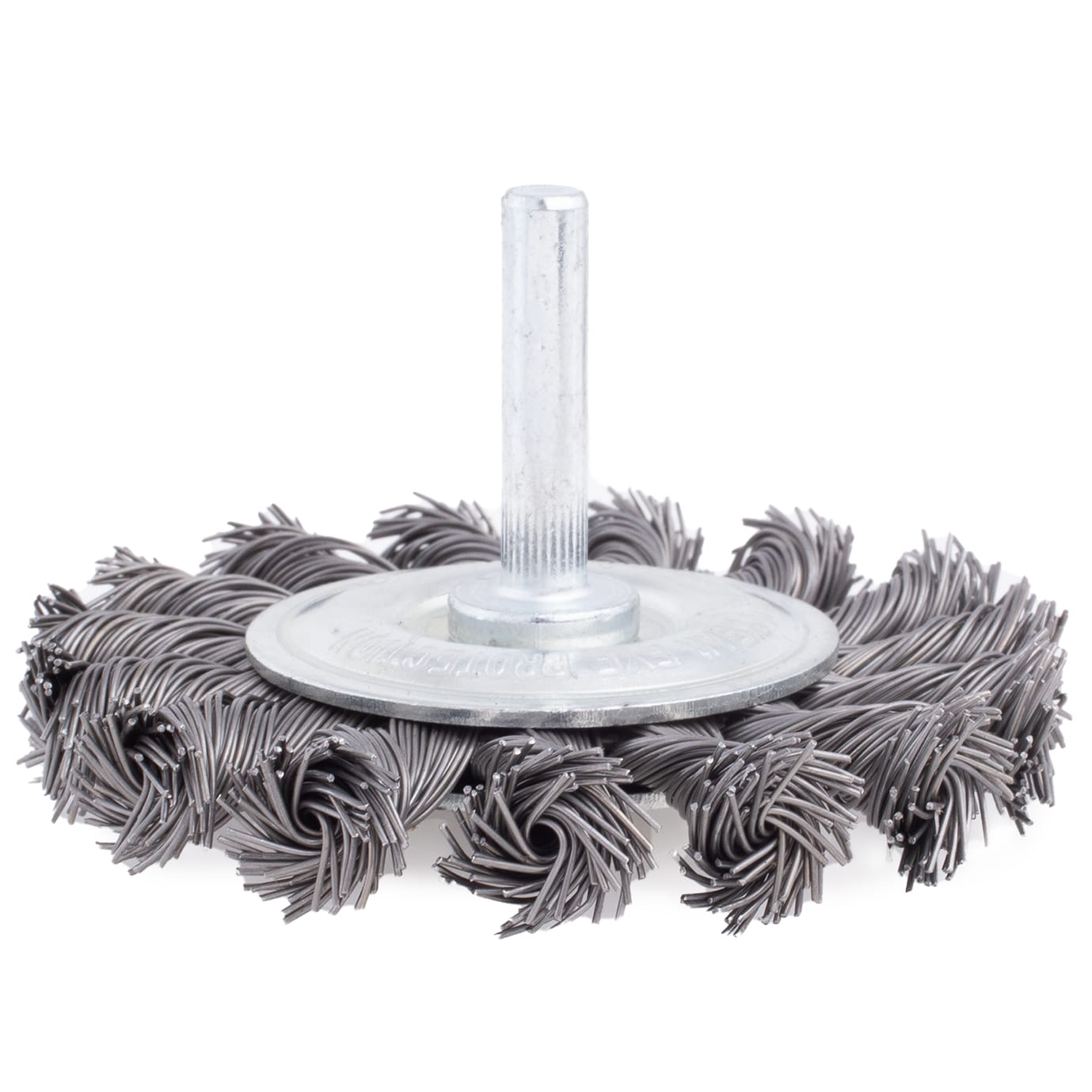 Mini Knotted Wire Brush - 3" x 1/4" Shank - .020 Wire - Image 6