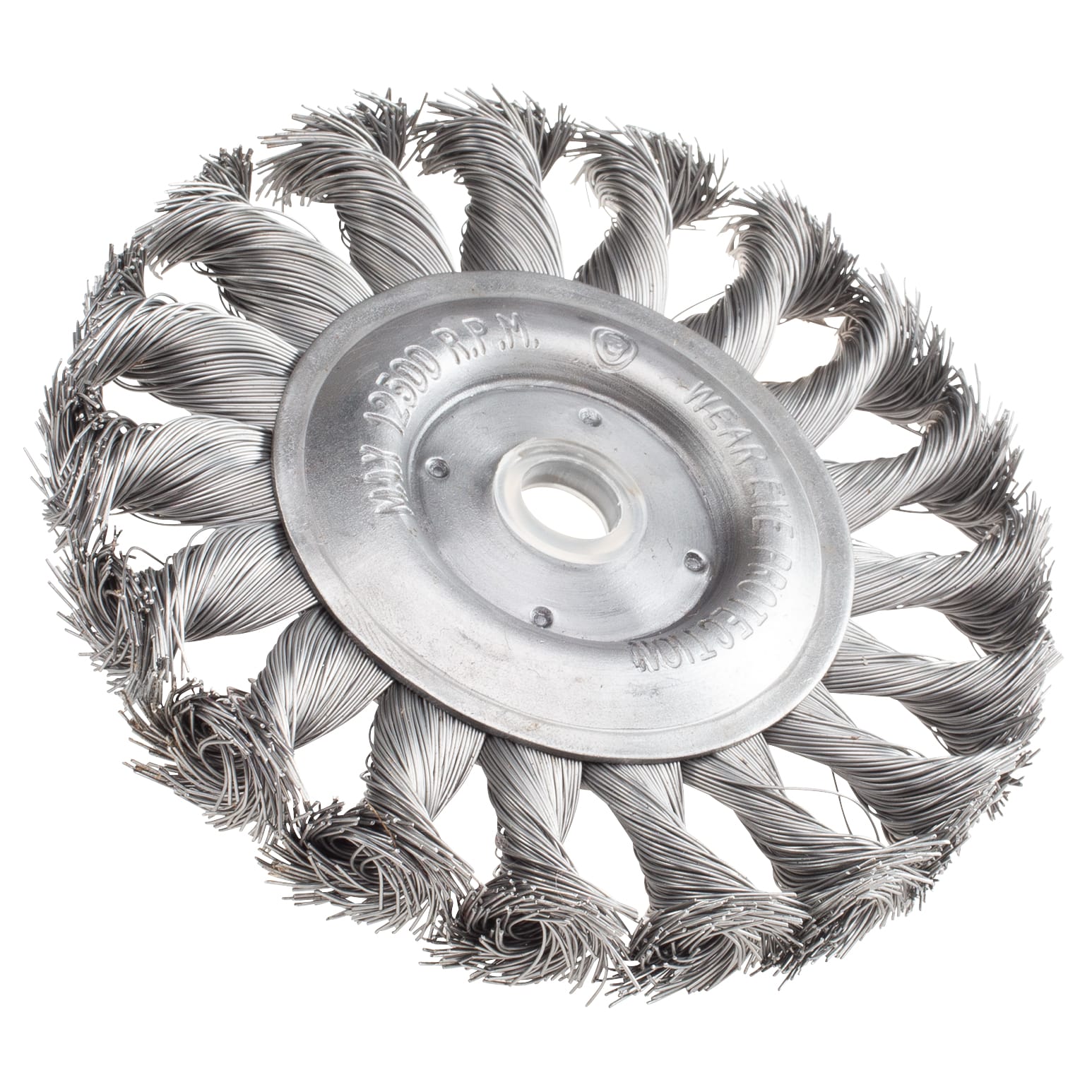 4'' Knotted Wire Wheel Brush - Image 3
