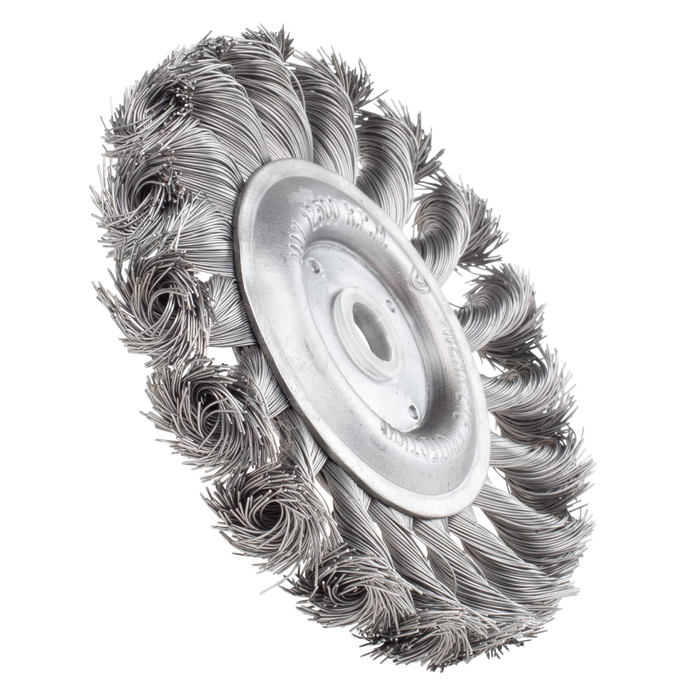 4'' Knotted Wire Wheel Brush - Image 4