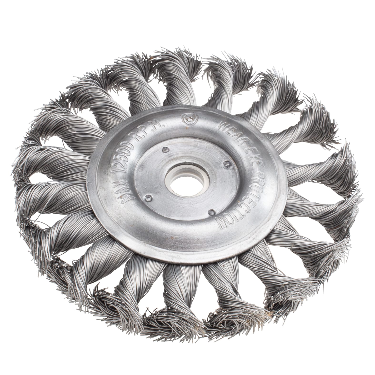 4'' Knotted Wire Wheel Brush - Image 5