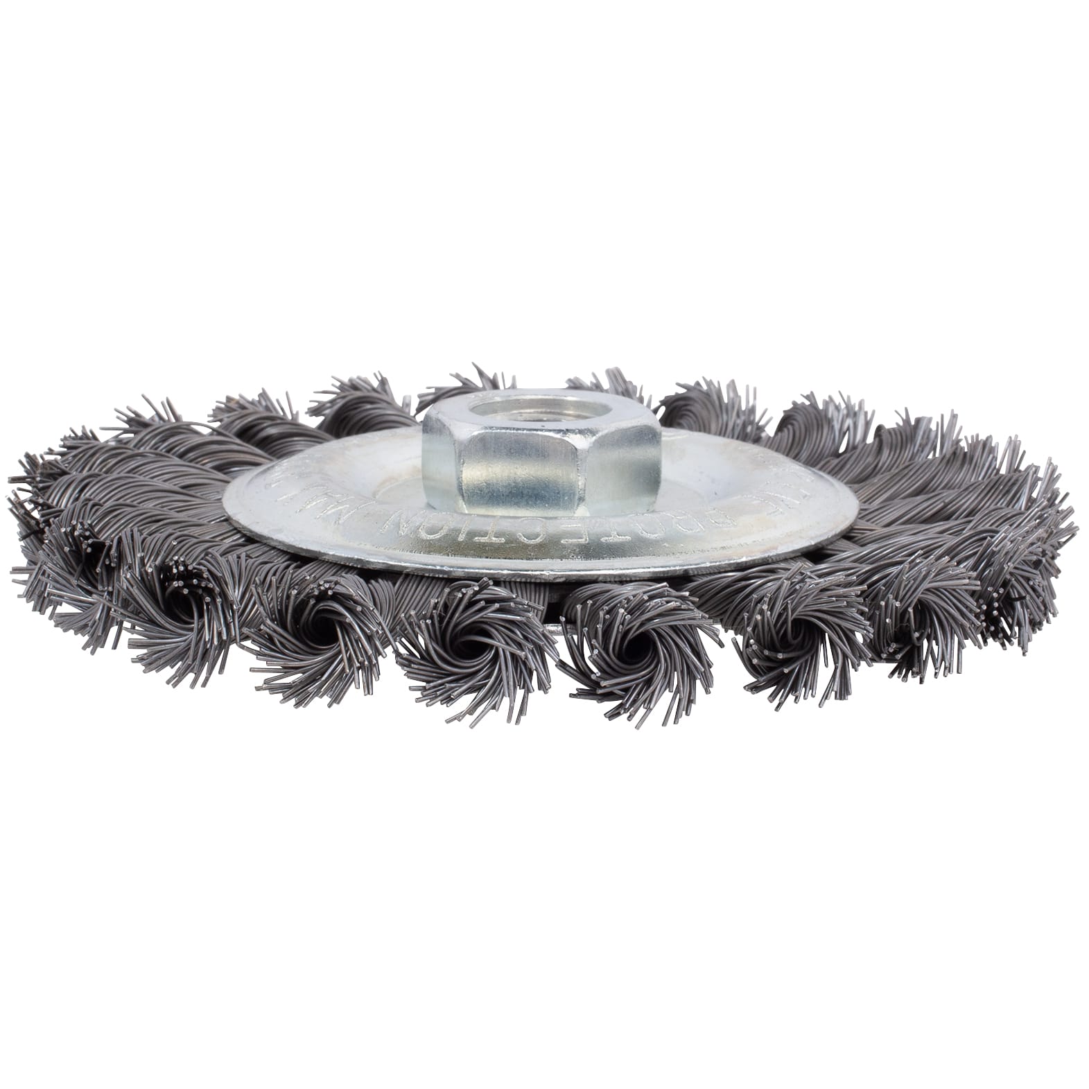 Knotted Wire Wheel - 5" x 5/8-11NC. .020 wire. - Image 6