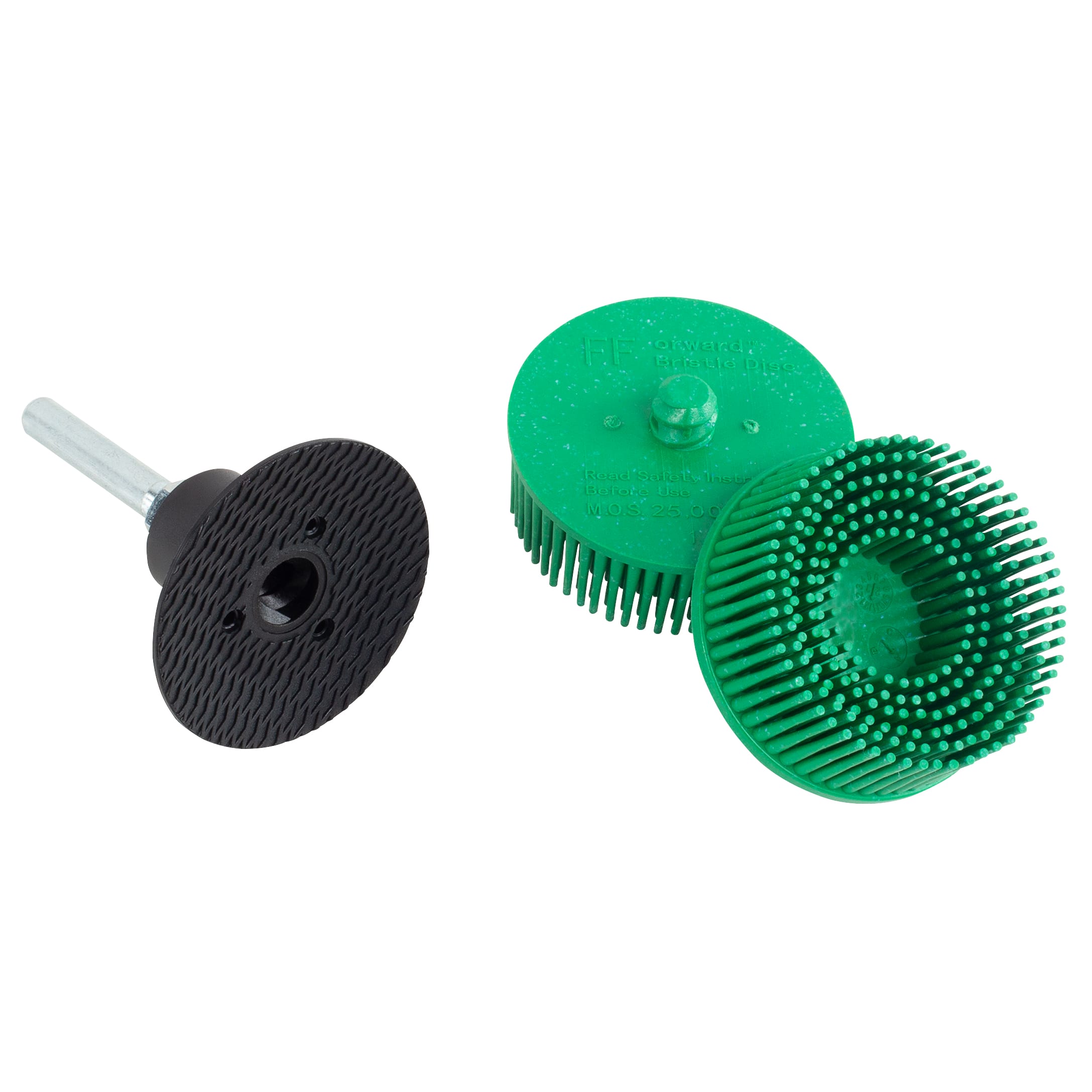 2 in. Abrasive Shark Finger Discs™ Green 50 Grit 2 Pack with 2 in. Shark Finger Discs™ Holder (1) - Image 2