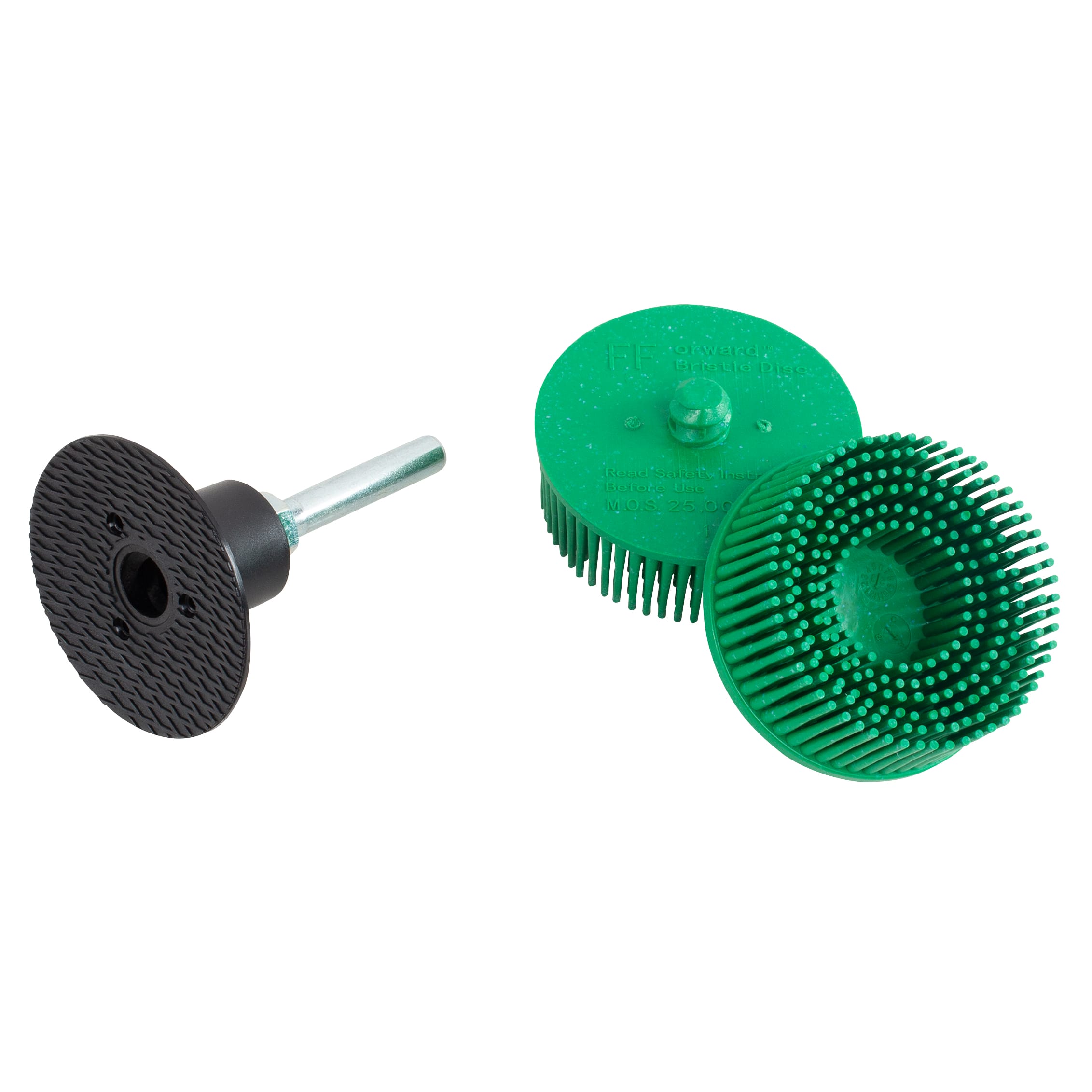 2 in. Abrasive Shark Finger Discs™ Green 50 Grit 2 Pack with 2 in. Shark Finger Discs™ Holder (1) - Image 3
