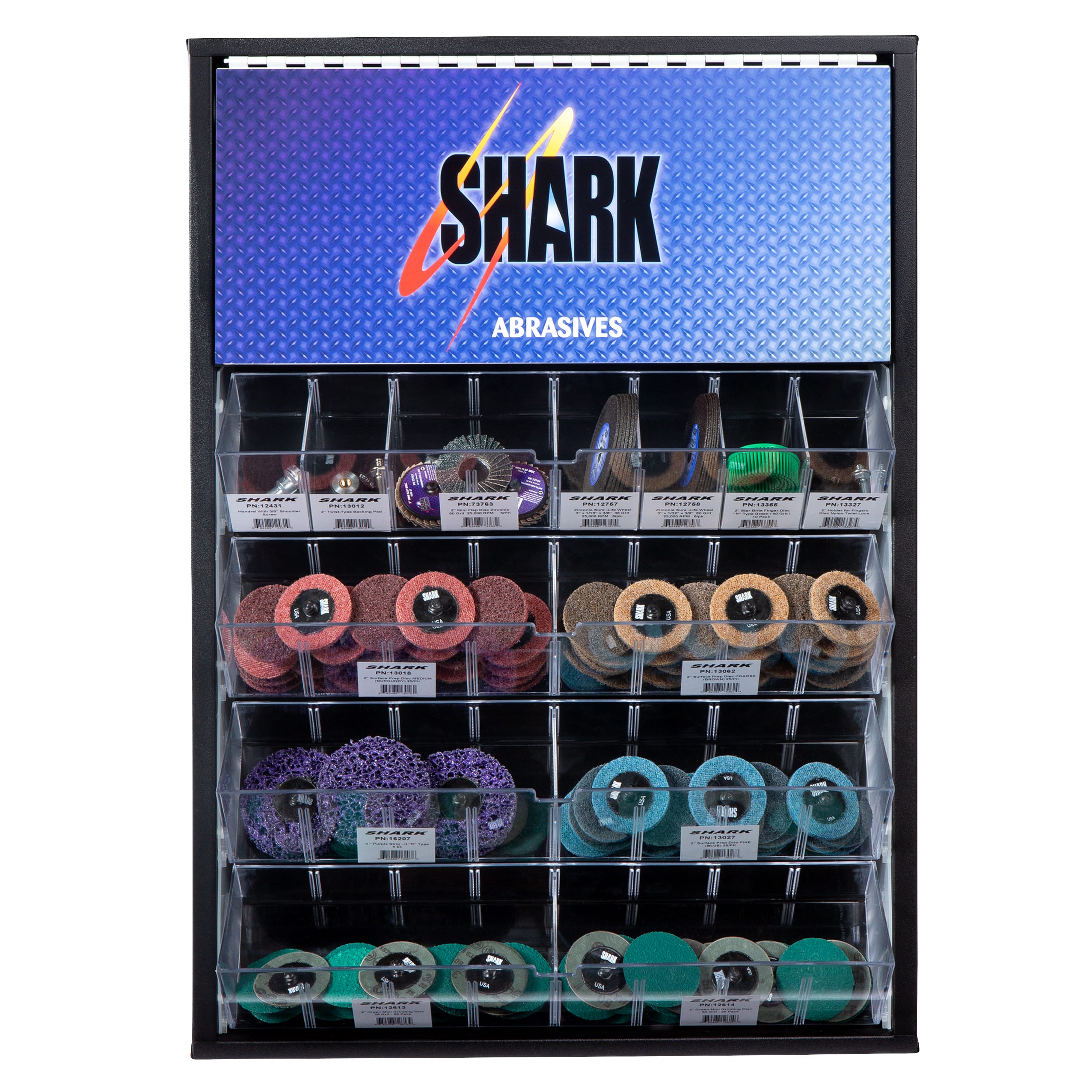 Shark Abrasive Metal Cabinet - with 2 in. Abrasives & Finger Discs™ - Image 3