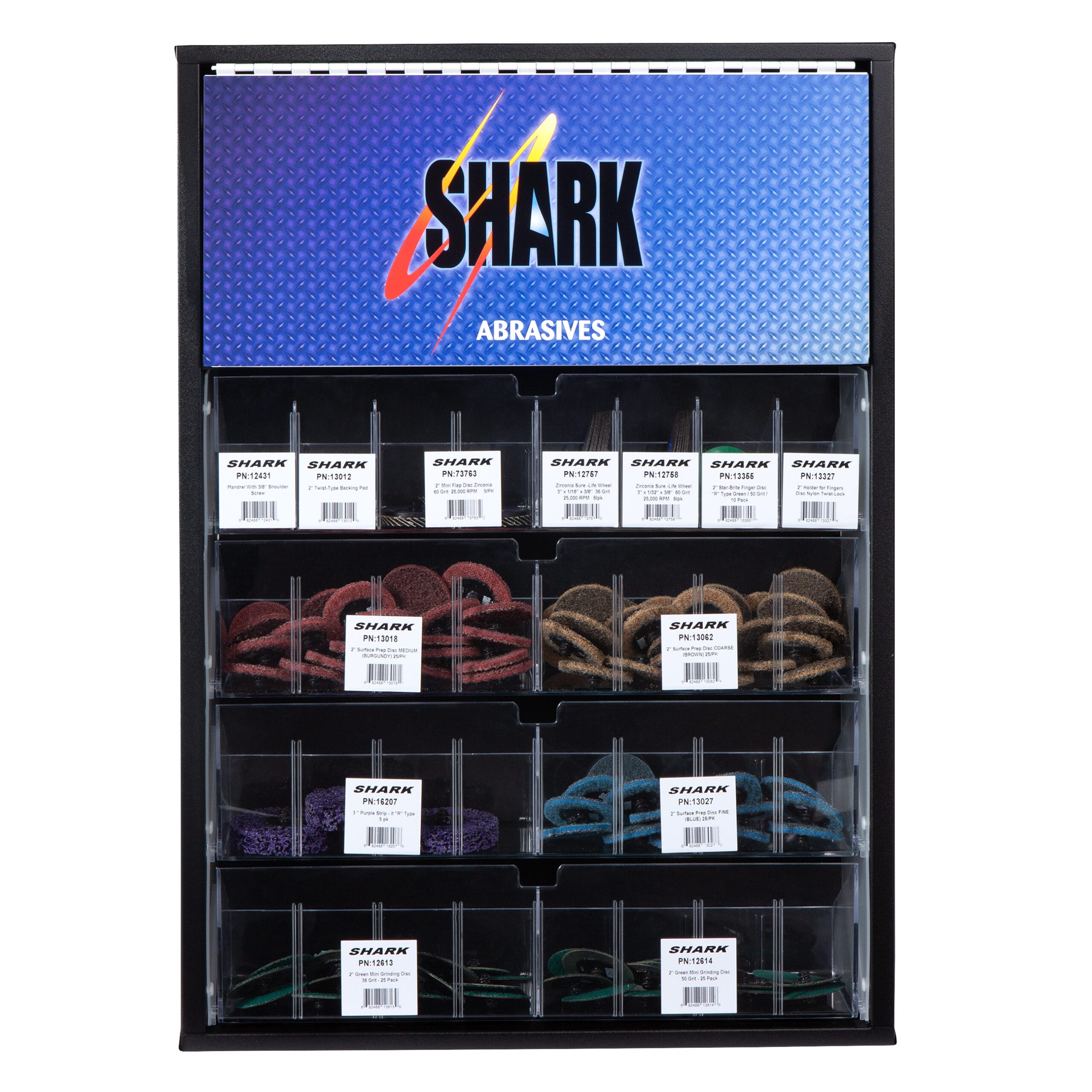 Shark Abrasive Metal Cabinet - with 2 in. Abrasives & Finger Discs™ - Image 4