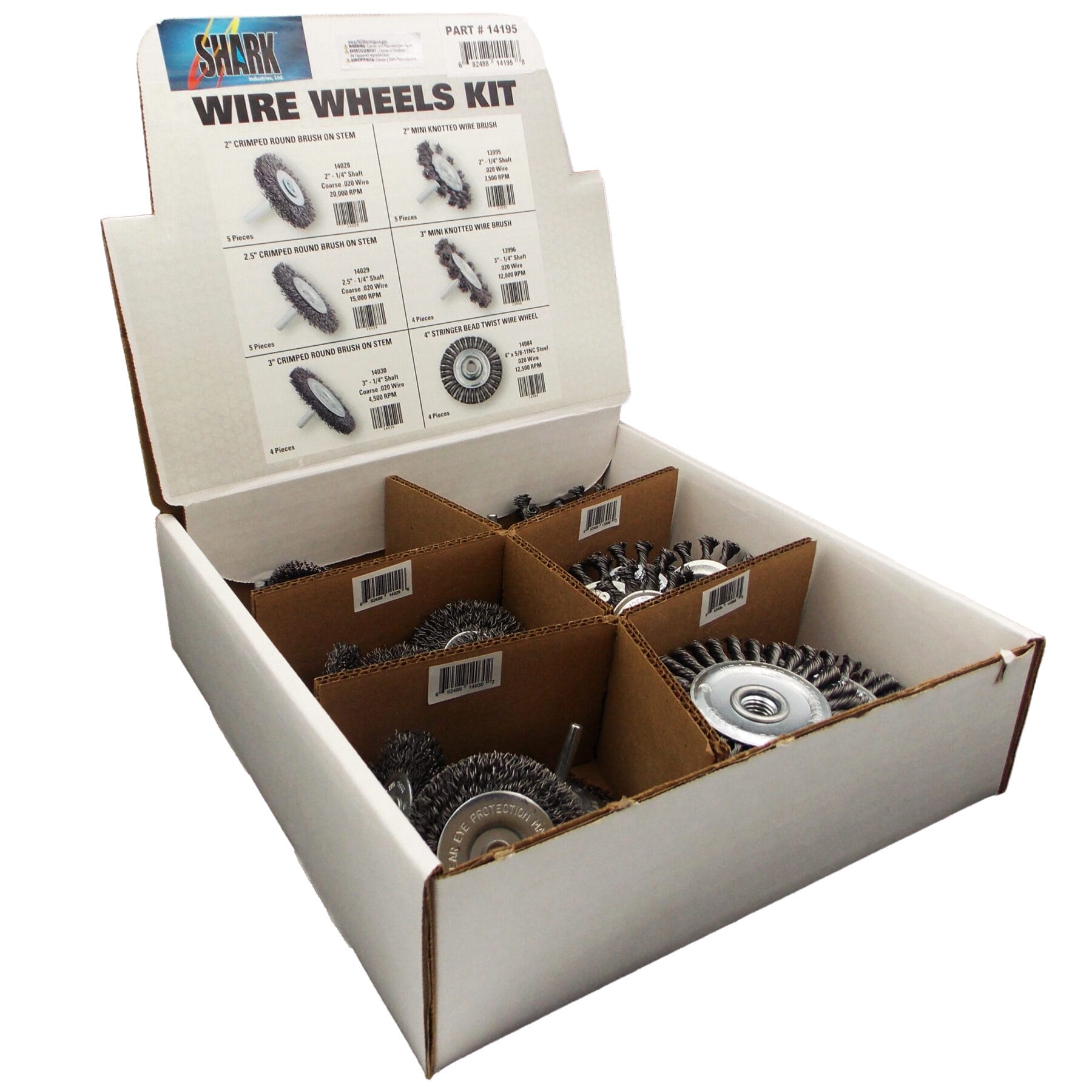 27 PC. Wire Wheel Display Kit - Image 2