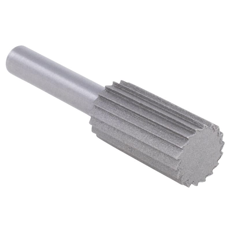 Rotary File made of High Quality Steel - Cylindrical - 1/4" x 1" x 1/4" mandrel - Image 2