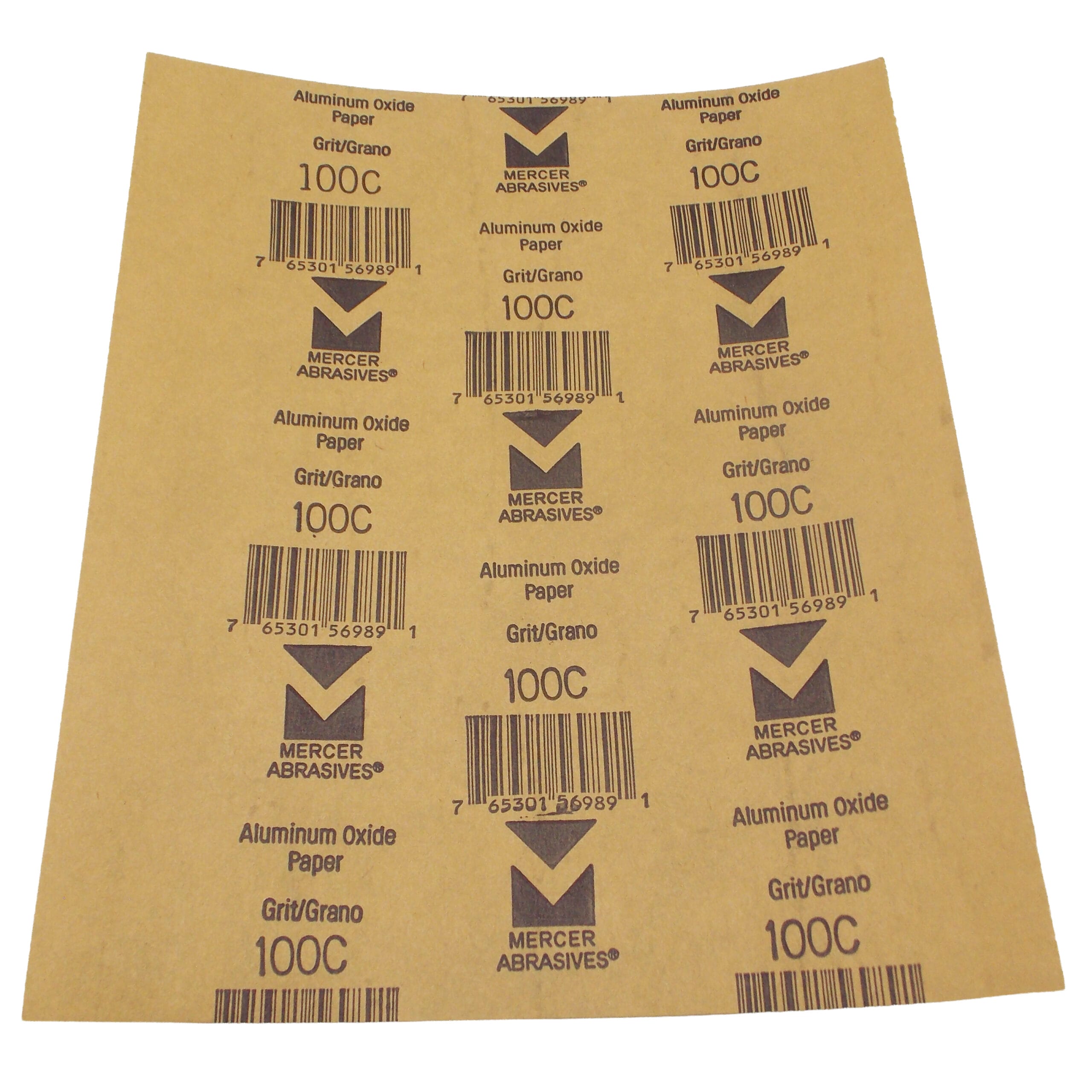 100 PK | Sand Paper - Aluminum Oxide - 9" x 11" - 100 Grit - Image 2
