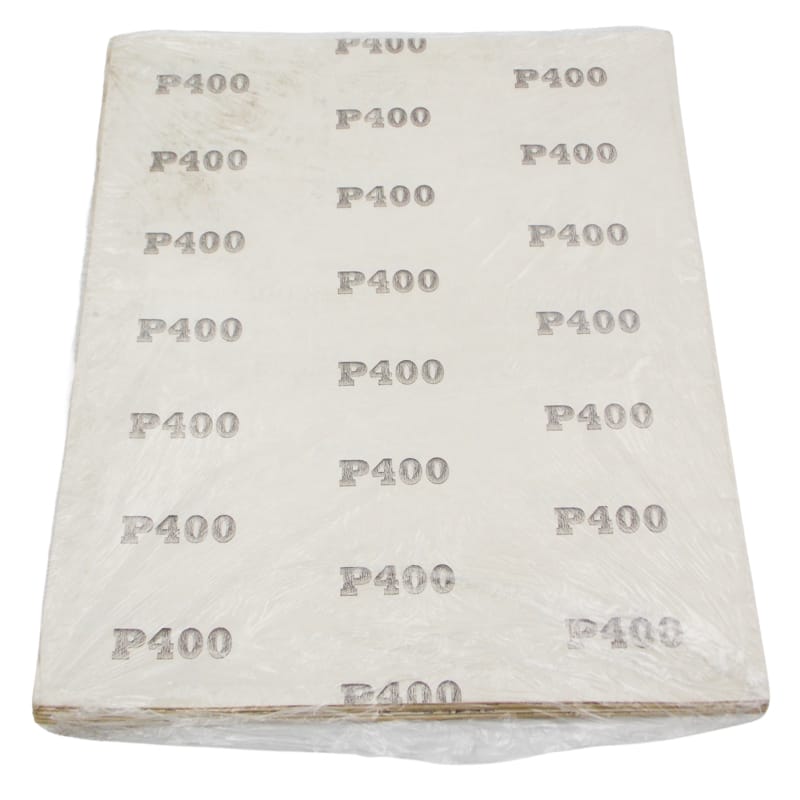 100 PK | Sand Paper - Aluminum Oxide - 9" x 11" - 400 Grit - Image 2