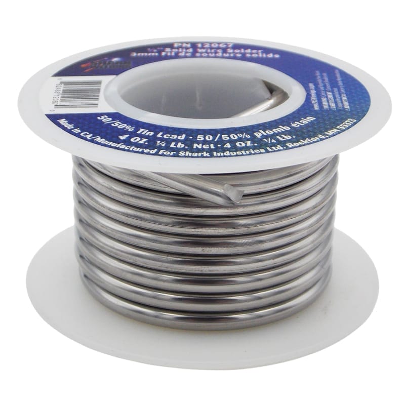 1/8" Diameter Solid Wire Solder 50/50% Tin-Lead (Sn/Pb) 421F 1/4 Lb. - Image 2