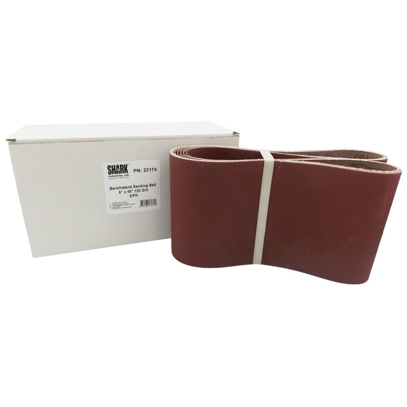 5 PK | Benchstand Sanding Belt 6" x 48" 120 Grit, X Weight - Image 3