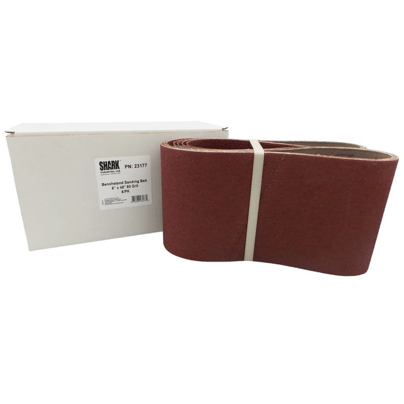 5 PK | Benchstand Sanding Belt 6" x 48" 50 Grit, X Weight - Image 3
