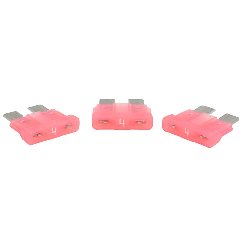 LIMITED STOCK! 100 PK | ATC/ATO 4 Amp Blade Fuse - Pink - Image 4