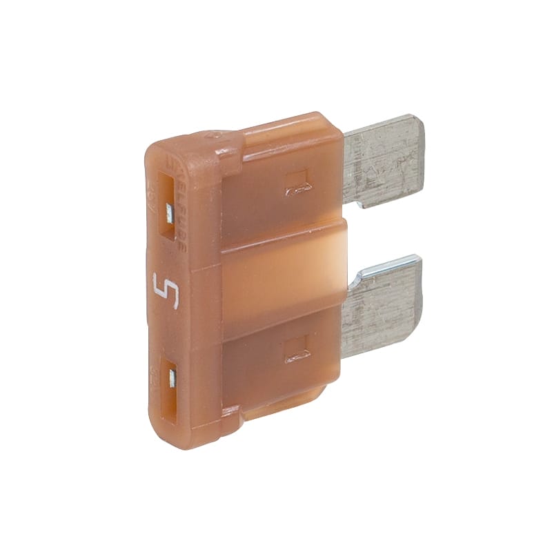 LIMITED STOCK! 100 PK | ATC/ATO 5 Amp Blade Fuse - Tan - Image 2