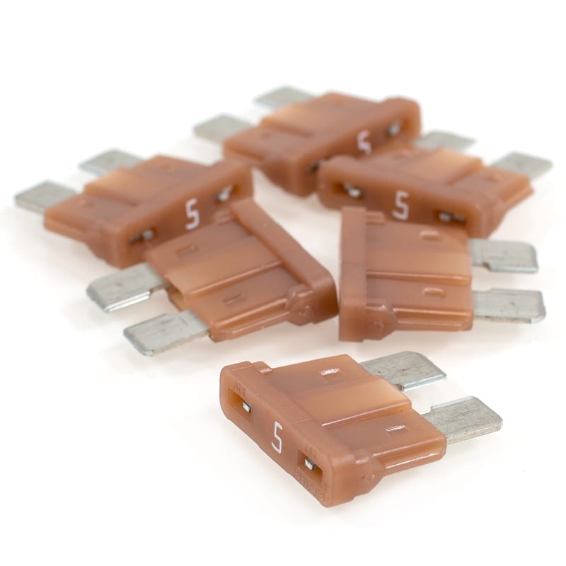 LIMITED STOCK! 100 PK | ATC/ATO 5 Amp Blade Fuse - Tan - Image 5