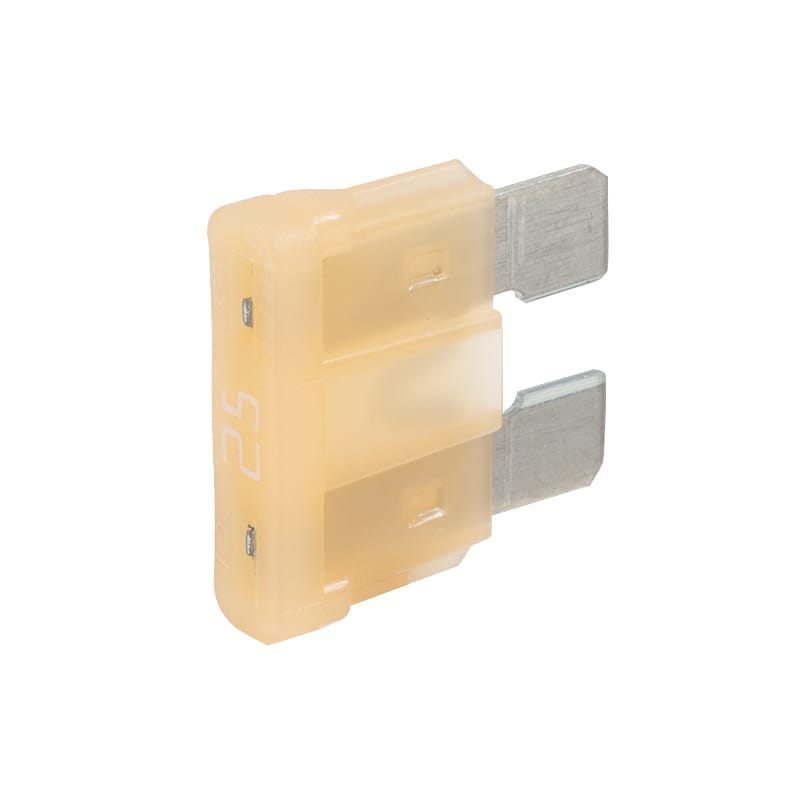 LIMITED STOCK! 100 PK | ATC/ATO 25 Amp Blade Fuse - Clear - Image 2