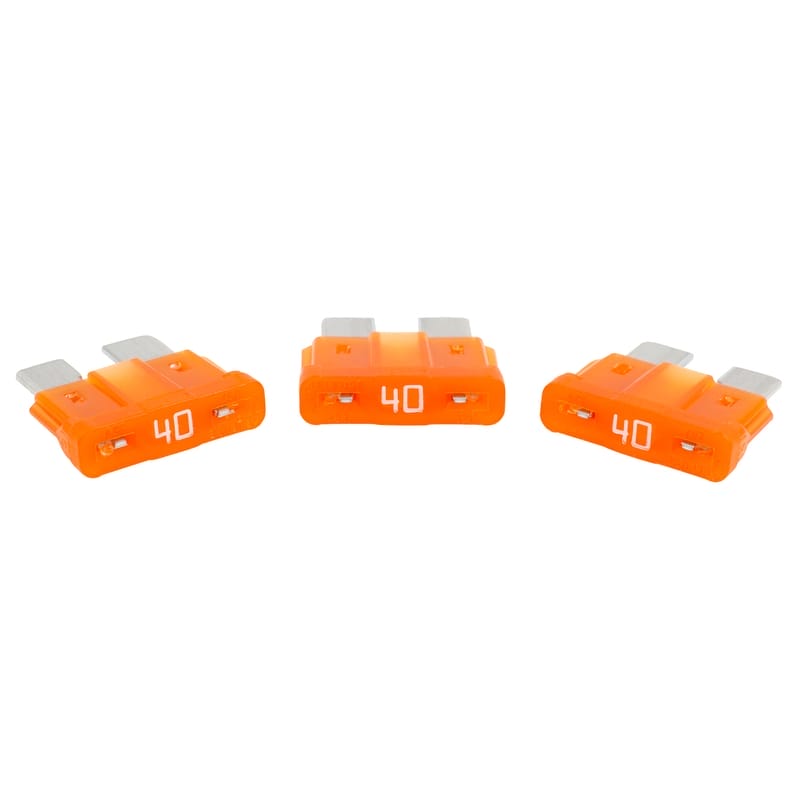 LIMITED STOCK! 100 PK | ATC/ATO 40 Amp Blade Fuse - Orange - Image 4