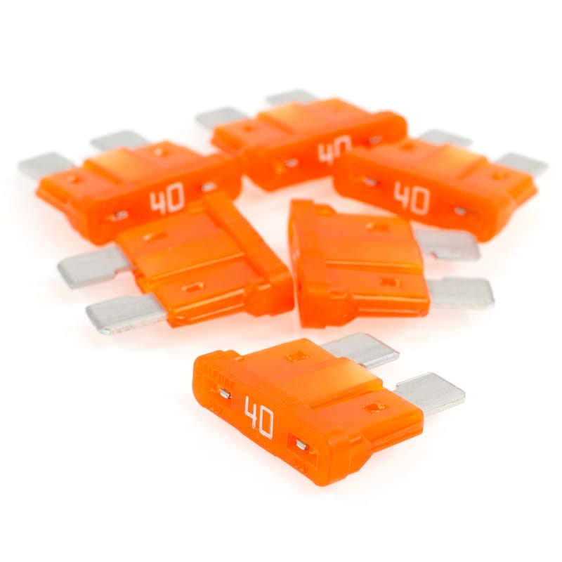 LIMITED STOCK! 100 PK | ATC/ATO 40 Amp Blade Fuse - Orange - Image 5