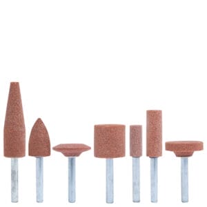 7 PC. Mounted Point Set - Salmon